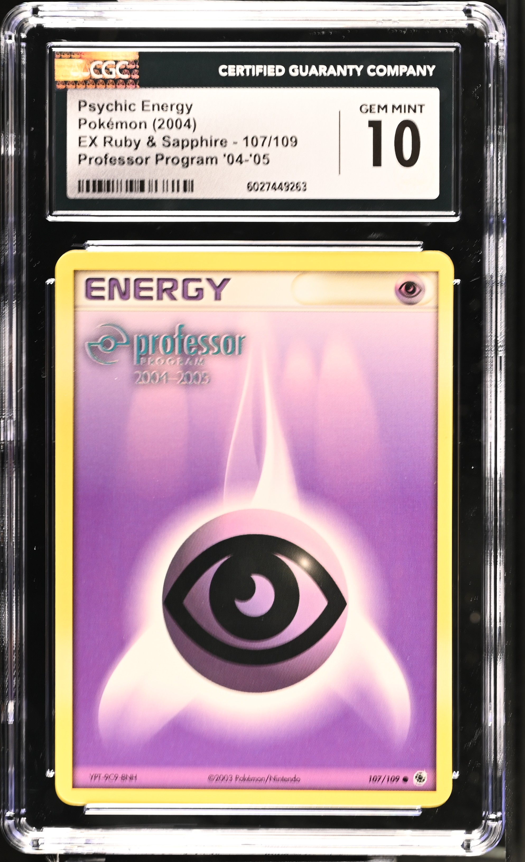 Graded Professor Program Psychic Energy card